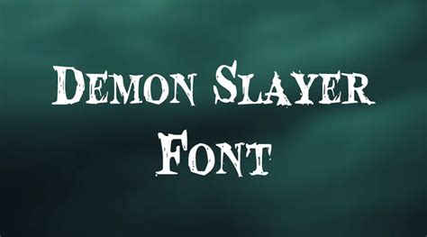 demon slayer font generator|demon slayer japanese font.